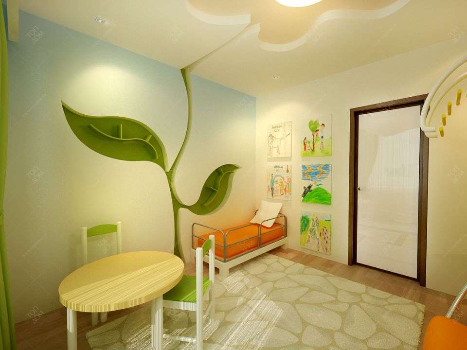 Дизайн-проект интерьера квартиры - дизайн детской комнаты