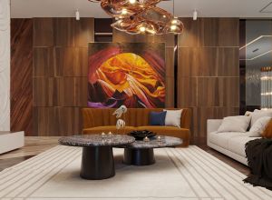 Интерьер коттеджа в современном стиле