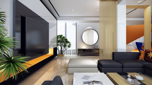 Изысканный стиль в интерьере гостиной