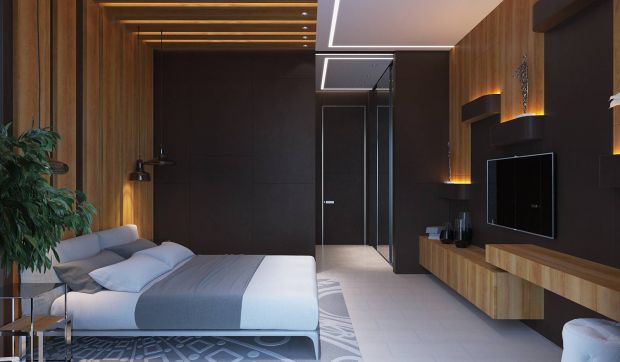 Интерьер изящной спальни