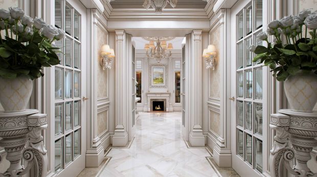 Художественный оформление интерьера холла