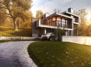 Красивые фасады коттеджа