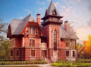 Красивый экстерьер – дом в старорусском стиле