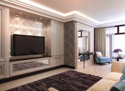 Фото просторной гостиной