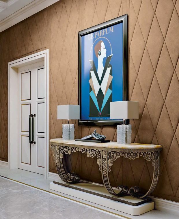 Прихожая с мягкими стенами