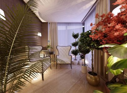 Дизайн зимних садов в интерьере