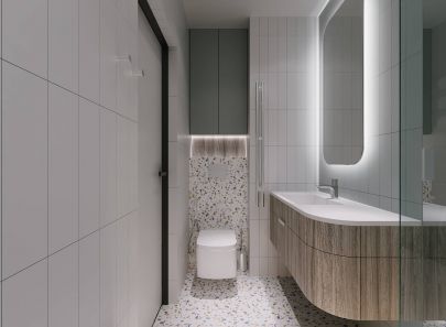 Дизайн-проект компактного санузла в квартире