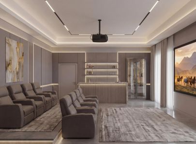 Интерьеры домашних кинотеатров