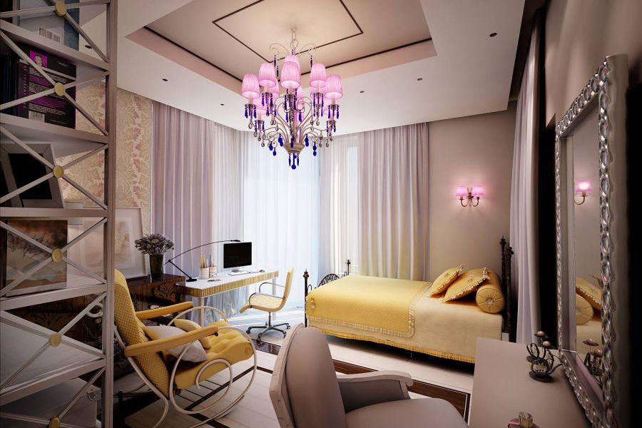 Дизайн спальни в розовом цвете: 60+ фото примеров, полезные советы дизайнеров