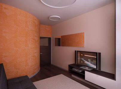Оранжевые тона в дизайне детской комнаты