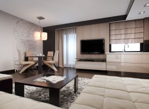 Дизайнерское решение интерьера в квартире