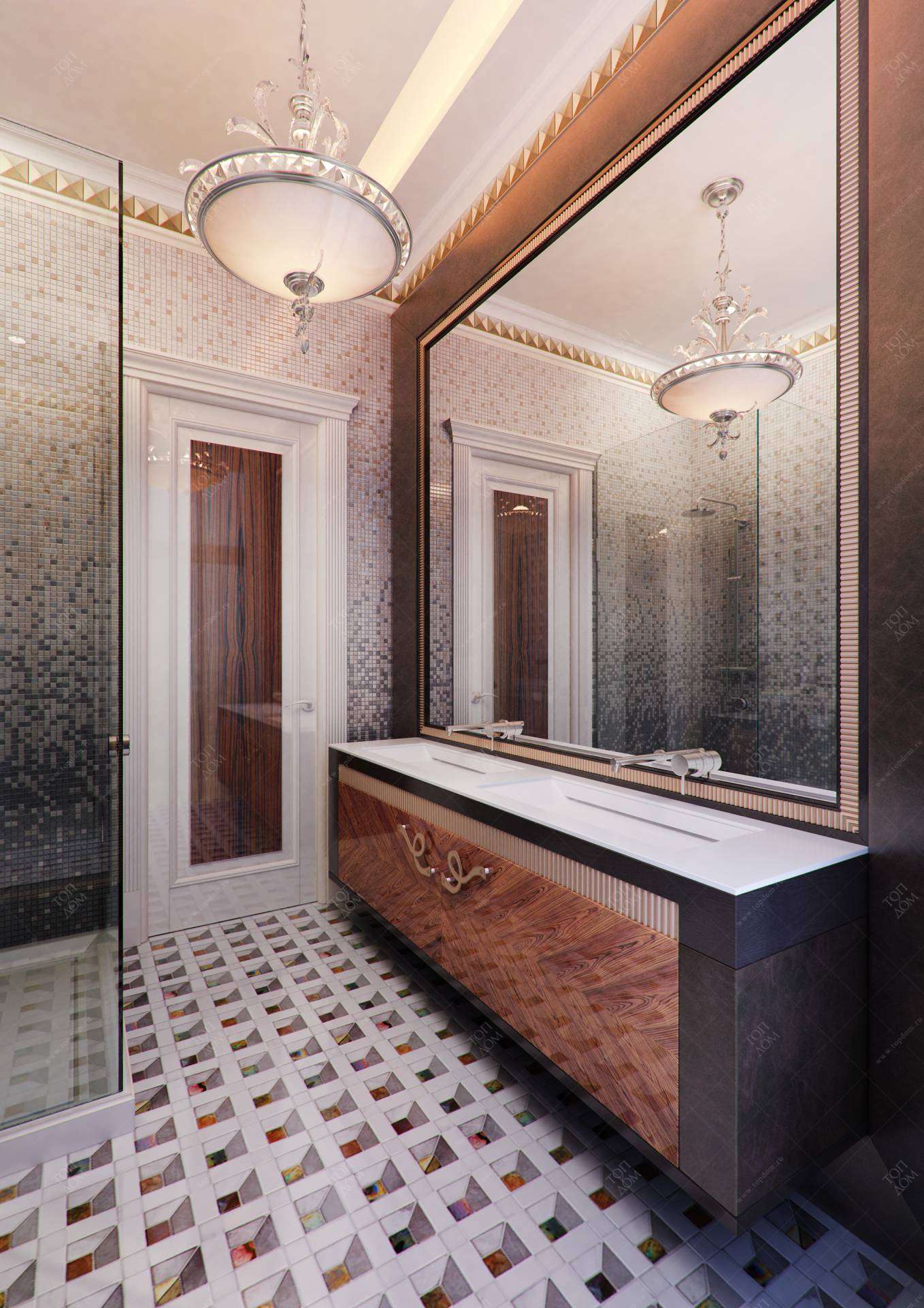 Стеклоблоки в ванной комнате дизайн