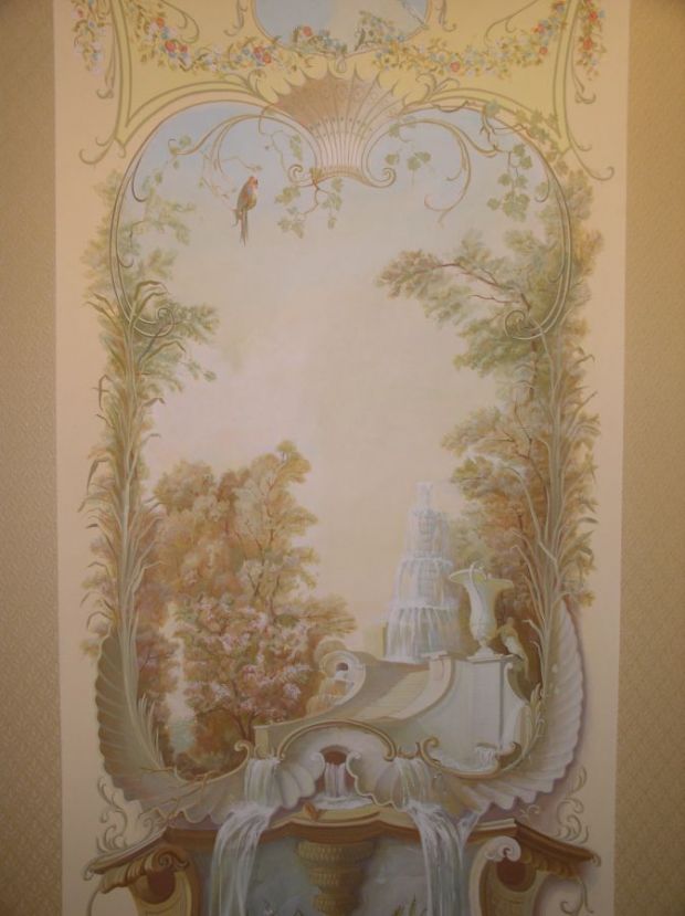 Элитная отделка с росписью