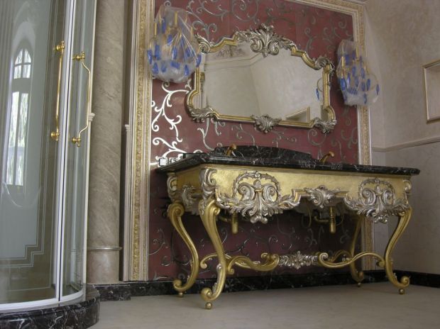 Классическая мебель в ванной