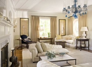 Дизайн элитной гостиной в классическом стиле