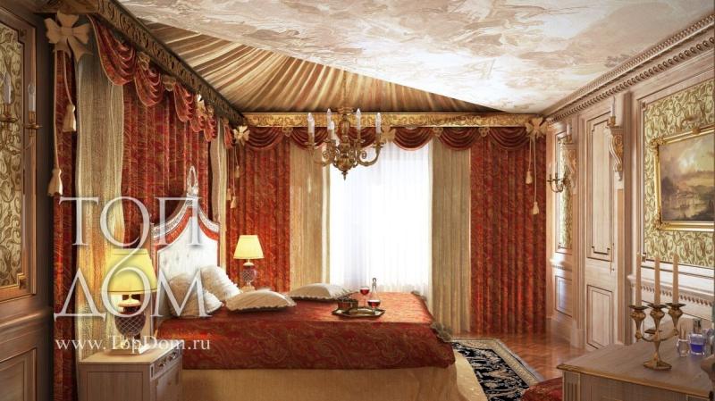 Дизайн спальни для стихии огня