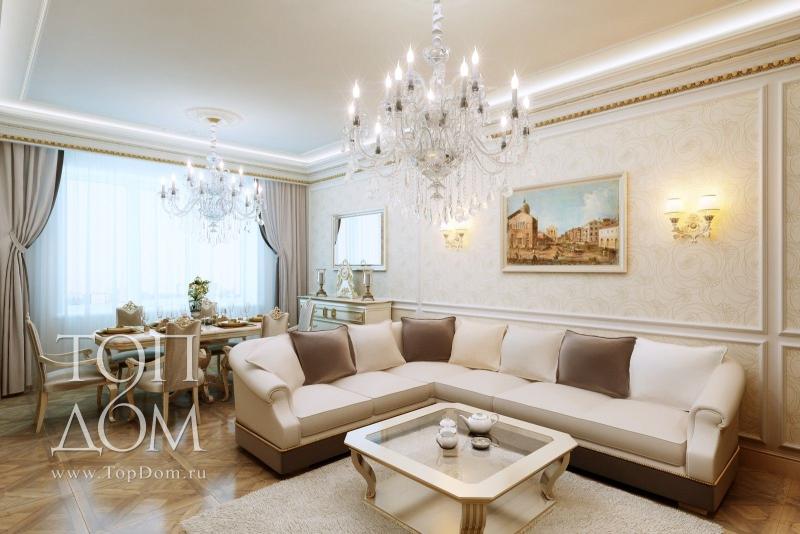 Интерьер гостиной для льва