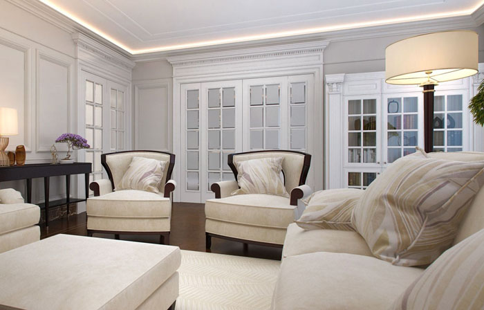 Интерьер гостиной для Тельца