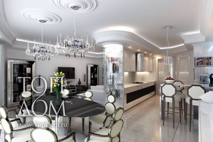 Столовая в стиле арт-деко