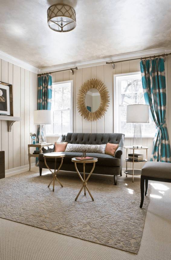 Металлическая окраска потолка