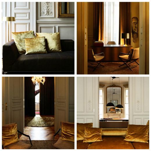 Золотая обивка мягкой мебели