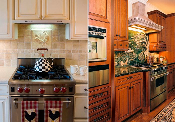 Барельеф на кухне