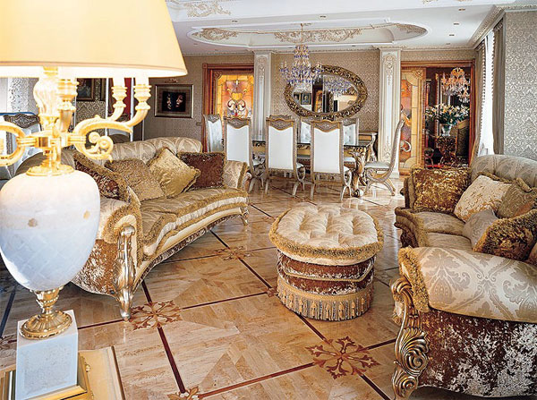 Паркет в гостиной