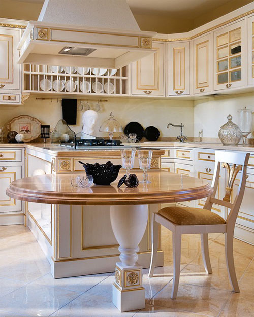 Готовый пол на кухне