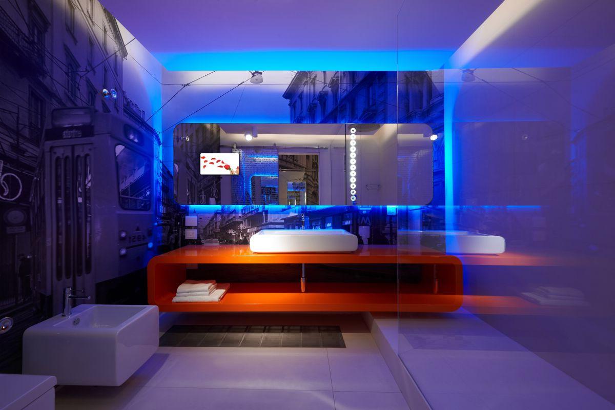 Дизайн комнаты в стиле киберпанк 88 фото
