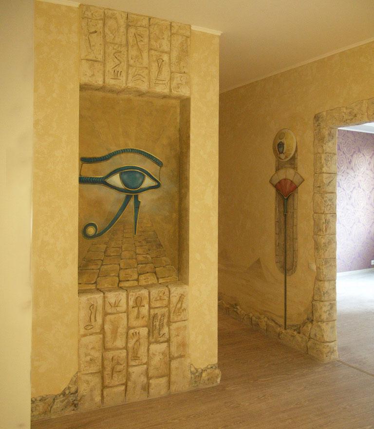 Египетский стиль в интерьере– роскоши нет предела