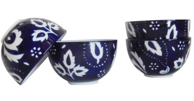 Посуда цвета Индиго