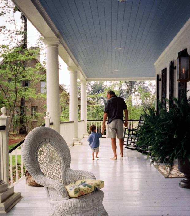 Индиго на террасе