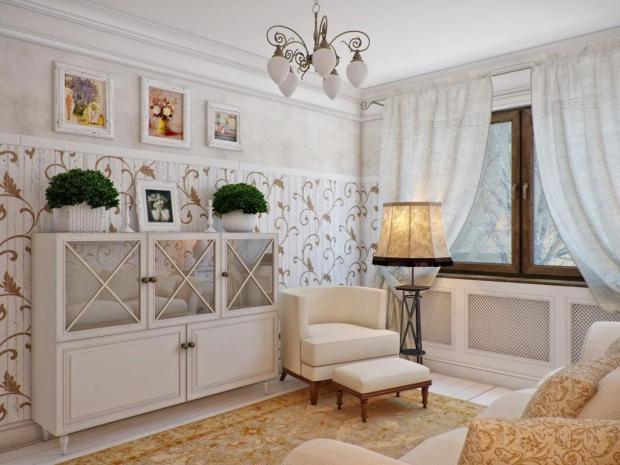 Стиль прованс в интерьере: фото колоритного дизайна комнат