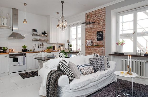 Компактный интерьер квартиры-студии