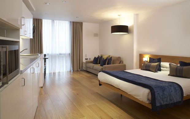 Бежевая гамма в студии