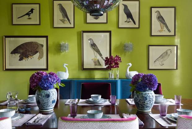 Сочетание синего и зеленого